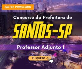 CONCURSO SANTOS/SP – PROFESSOR AJUNTO I